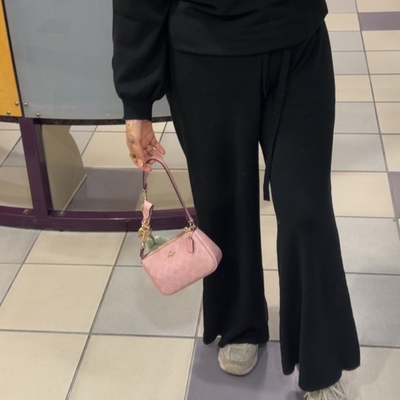 Coach Pink Nolita Shoulder Bag with keychain extender - Picture 12 of 14